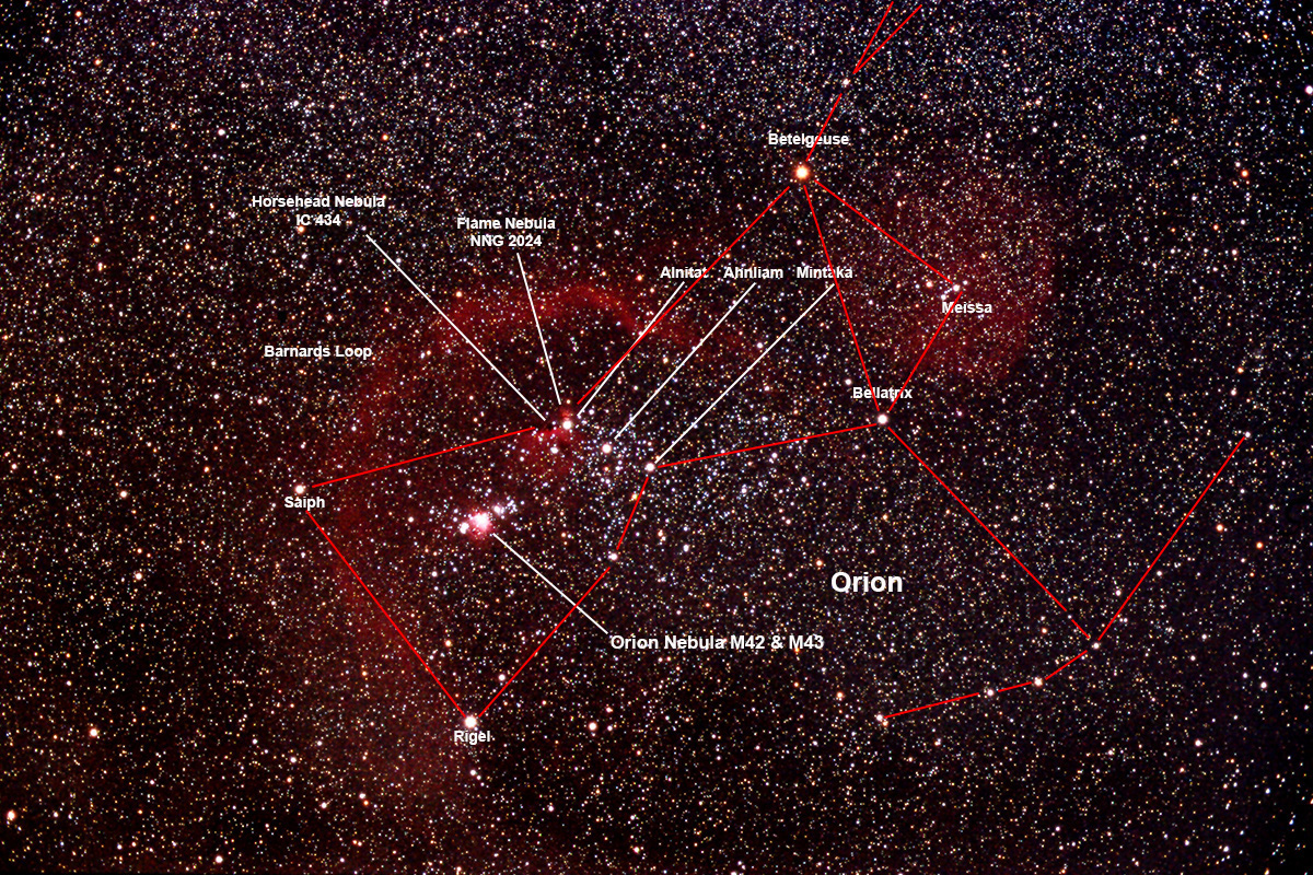 Orion Constellation - Astrophography